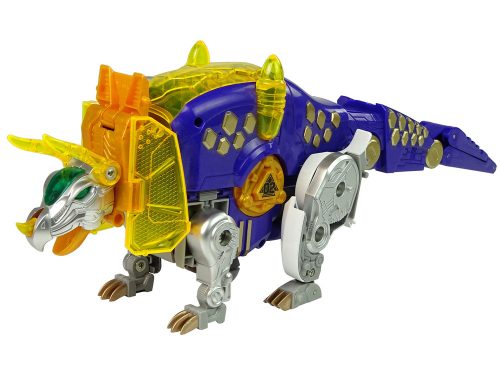 Dinobotok 2 az 1-ben Dinosaur Shotgun Purple Triceratops Shield