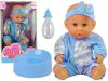Kék Baby Doll WC-Ital Pee 24 cm