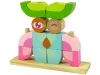 Kreatív fa térbeli puzzle bagoly 3D