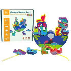   Fa dinoszaurusz egyensúlyozó játék Dinoszaurusz árkádjáték