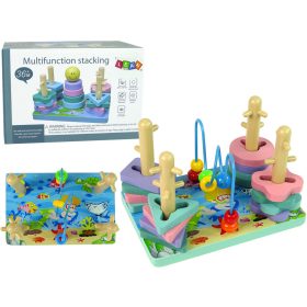 Fa tégla Sorter Sea World oktatási gyöngyök