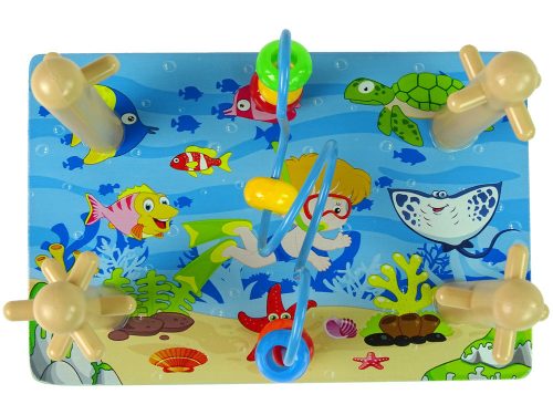 Fa tégla Sorter Sea World oktatási gyöngyök