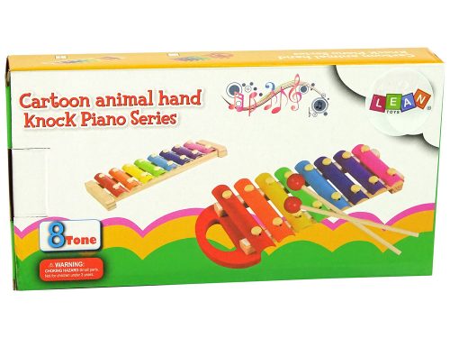 Színes, 8 tónusú fából készült kísérőpálcikák