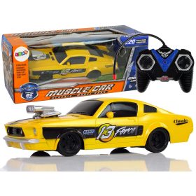 Távirányítós sportautó klasszikus 1:20 sárga pilóta