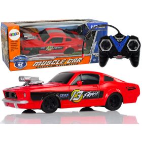 Távirányítású sportautó 1:20 piros pilóta