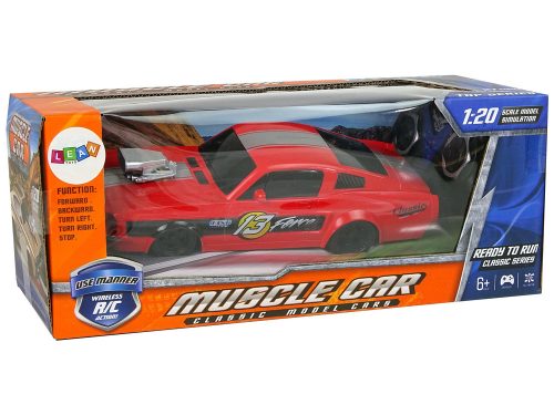 Távirányítású sportautó 1:20 piros pilóta