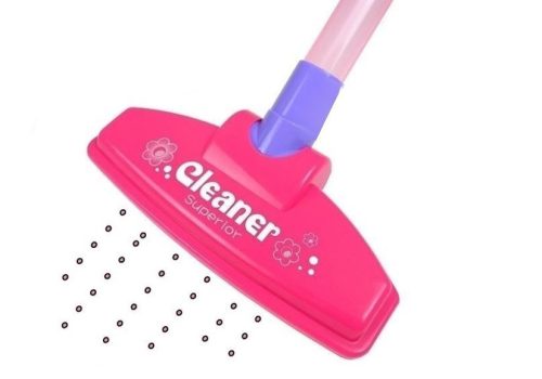 Gyerek porszívó valósághű hanghatásokkal és szívó funkcióval