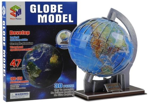 3D puzzle Globe 47 elemes modell oktatójáték