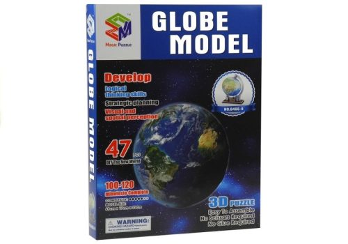 3D puzzle Globe 47 elemes modell oktatójáték