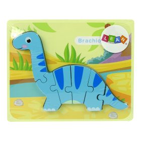 Fa Puzzle Dinoszaurusz Brachiosaurus Kék