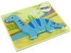 Fa Puzzle Dinoszaurusz Brachiosaurus Kék
