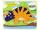 Fa kirakós dinoszauruszok Triceratops Ankylosaurus narancs