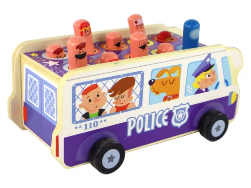 Fa arcade játék Dodgeball Police Bus