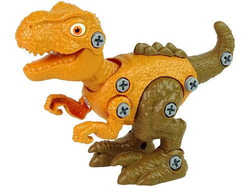 Dinosaur Tyrannosaurus Rex készlet Egg DIY csavarhúzóval, narancs