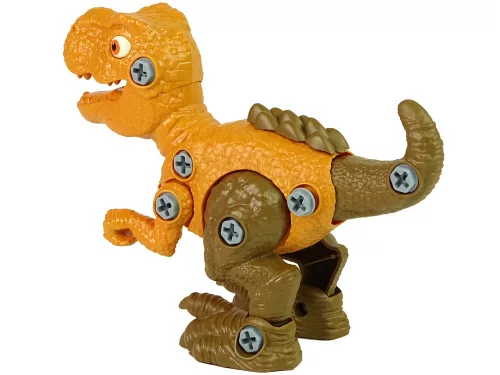 Dinosaur Tyrannosaurus Rex készlet Egg DIY csavarhúzóval, narancs