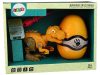 Dinosaur Tyrannosaurus Rex készlet Egg DIY csavarhúzóval, narancs