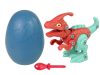 Dinosaur Parasaurolophus készlet Egg DIY csavarhúzóval