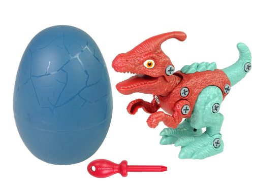 Dinosaur Parasaurolophus készlet Egg DIY csavarhúzóval