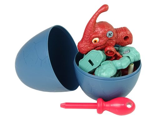Dinosaur Parasaurolophus készlet Egg DIY csavarhúzóval