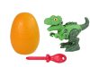 Dinosaur Tyrannosaurus Rex készlet Egg DIY csavarhúzóval, zöld