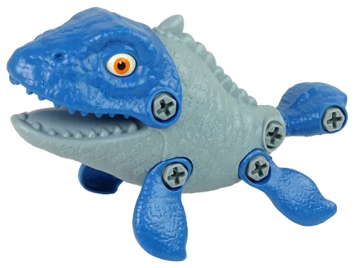 Dinosaur Mosasaur készlet Egg DIY csavarhúzóval, kék