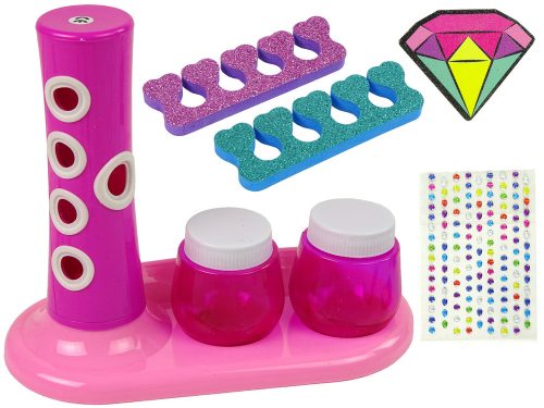 Körömfestő készlet Körömcsillám adagoló körömlakk matricák