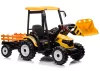 Akkumulátoros traktor pótkocsival Hercules Yellow 24V