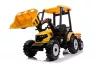 Akkumulátoros traktor pótkocsival Hercules Yellow 24V