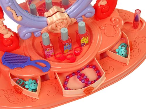 Smink fésülködőasztal tükörfény hanggal