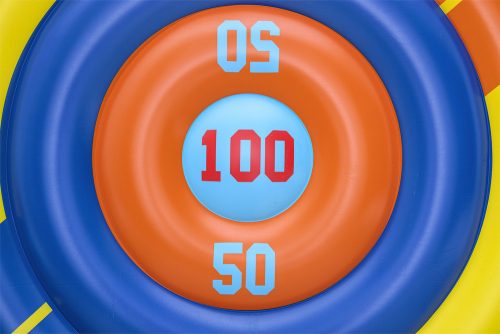 Felfújható medence játék Arcade Shield, frizbi 140 cm Bestway 52566