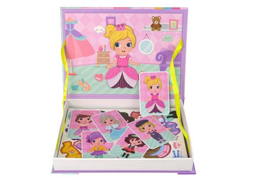 Mágneses kirakós könyv Öltöztetős jelmezek