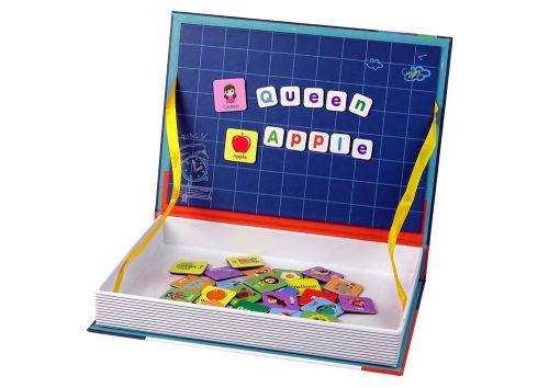 Mágneses puzzle könyv angol ábécé képek