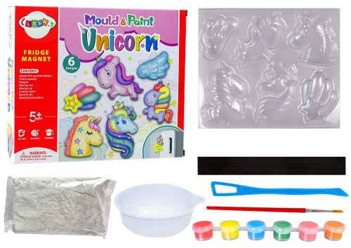 DIY Unicorn festőkészlet gipszmágnesek