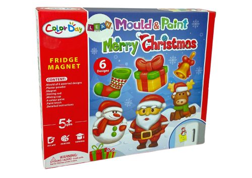 Karácsonyi ajándékok, karácsonyi ajándékok, mágnesek, gipszöntvények, Mikulás