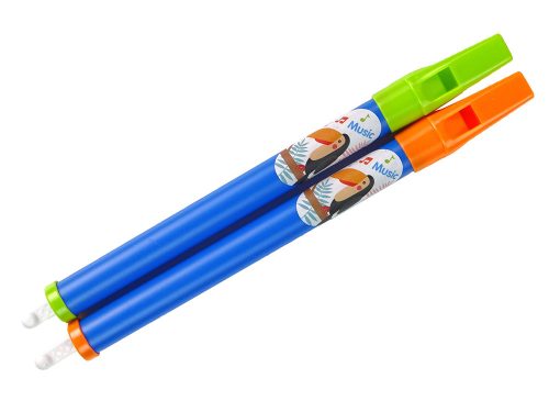 Két fuvola készlet gyerekeknek kék állatoknak