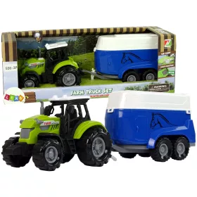 Traktor lószállító utánfutóval Sound Green Farm