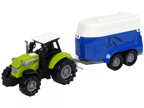 Traktor lószállító utánfutóval Sound Green Farm