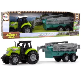 Mezőgazdasági traktor permetezővel Farm Sound Green