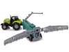 Mezőgazdasági traktor permetezővel Farm Sound Green