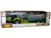 Mezőgazdasági traktor permetezővel Farm Sound Green