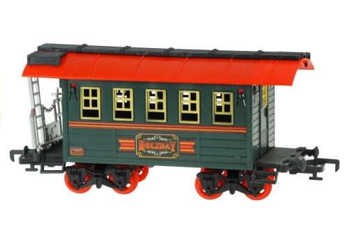 Klasszikus vonatszett nagy kocsikkal 650 cm + SÍNEK