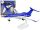 Utasszállító repülőgép G-650 Propulsion Sound Lights Blue