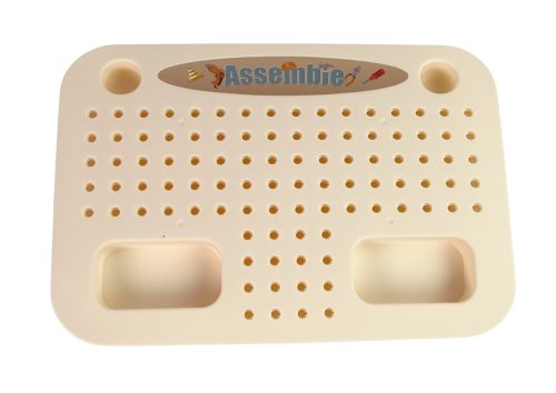 Építőelemek készlet Szerszámosládában + Elemes csavarhúzó DIY TOOL BOX