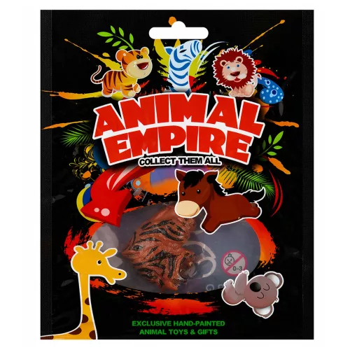Ring on Hand Educational Animals Bengáli Tigris