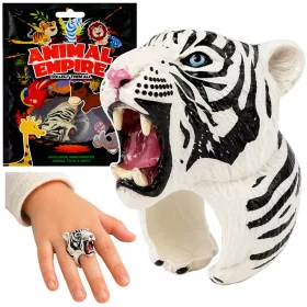 Hand Ring oktatási állatok Tiger White