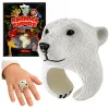 Hand Ring oktatási állatok medve fehér