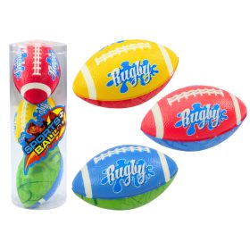 3 darabos habos Rugby labda készlet 3 színben