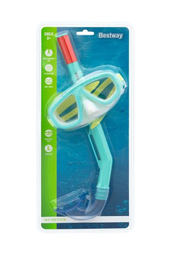 Búvármaszk Snorkel Blue Bestway 24018-mal