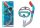 Diving Set Blue Mask Snorkel Bestway 24068