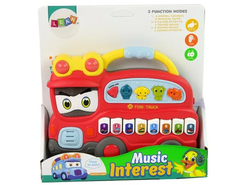Interaktív Piano Fire Brigade Sound Animals Járműhangok dallamok